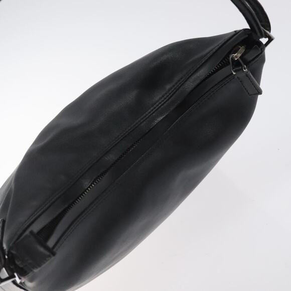 GUCCI Shoulder Bag Leather Black Silver 001 001 - Picture 6 of 16